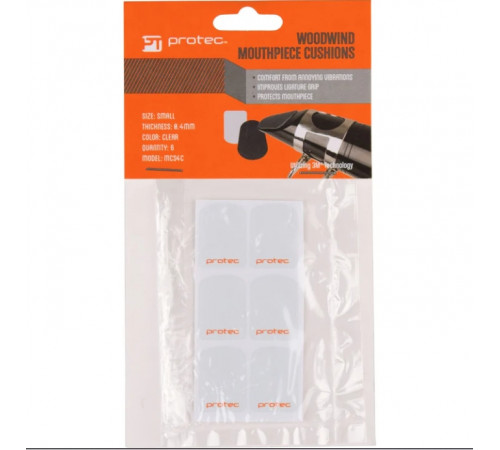 Наклейки для мундштуков маленькие 0.4 мм Protec MCS4C SMALL MOUTHPIECE CUSHIONS, .4MM