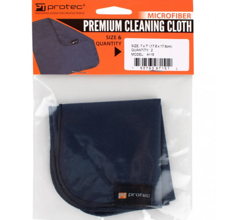 Protec A115 7 X 7" MICROFIBER CLEANING CLOTH Салфетка для чистки из микрофибры (средняя)