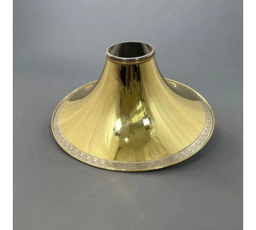 GB-M-HH BELL DECOR Engelbert Schmid Дополнительный раструб, средний, красная медь, ручной ковки, с декоративным кольцом, лакированный. Германия	
