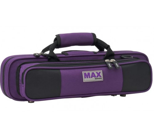 Protec Flute (B or C Foot) MAX Case - Purple, Model MX308PR  Кейс для флейты с коленом B или C, цвет фиолетовый 