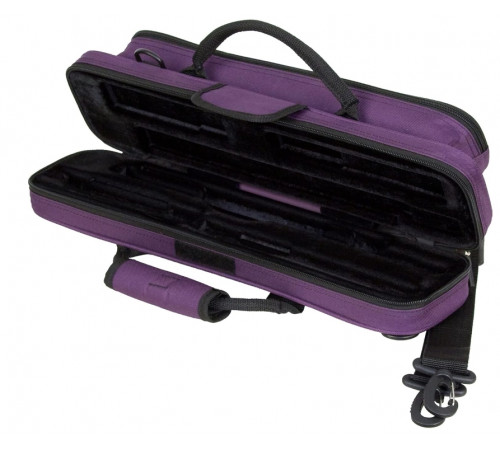 Protec Flute (B or C Foot) MAX Case - Purple, Model MX308PR  Кейс для флейты с коленом B или C, цвет фиолетовый 