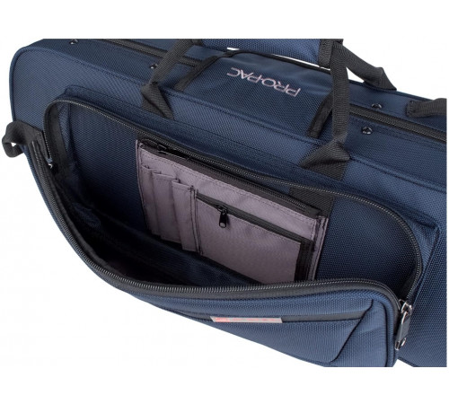 Protec Trumpet Contoured PRO PAC Case, blue Model PB301CTBX Кейс для трубы противоударный, жесткий, с большим внешним карманом, цвет синий 