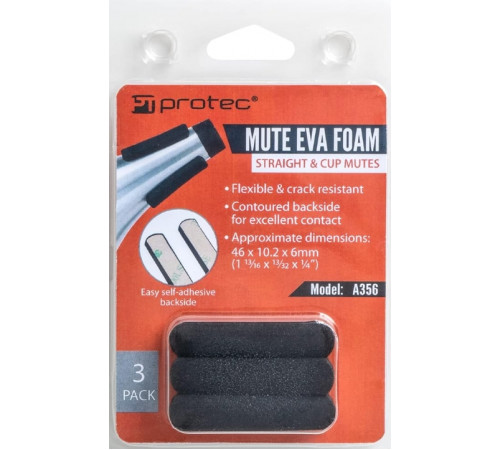 Сменная пробка для сурдины Protec- A356 MUTE REPLACEMENT EVA FOAM, 3-PACK
