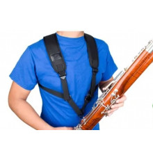 Protec A317 Ремень-сбруя для фагота с открытым металлическим крючком Protec A317 BASSOON DELUXE PADDED HARNESS W/ OPEN METAL HOOK