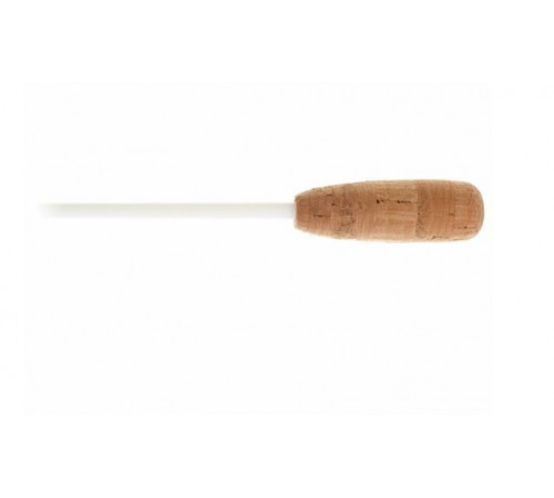 PICKBOY Fiberglass Baton Model I дирижерская палочка 38 см, белое стекловолокно, пробковая ручка