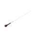 ROHEMA Baton "Rubin" дирижёрская палочка 40 см, ручка из чёрного рогового дерева, белый углеродный лак 612953