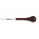 ROHEMA Baton "Rubin" дирижёрская палочка 40 см, ручка из чёрного рогового дерева, белый углеродный лак 612953