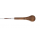 ROHEMA Baton "Achat" дирижёрская палочка, 36 см, карбон с белым лаковым покрытием, ручка из чёрного рогового дерева 618167