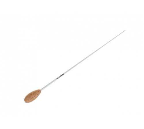 ROHEMA Baton "Bruch C" дирижёрская палочка, 34,5 см, белый лакированный карбон, ручка из пробки 61523