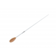 ROHEMA Baton "Bruch C" дирижёрская палочка, 34,5 см, белый лакированный карбон, ручка из пробки 61523