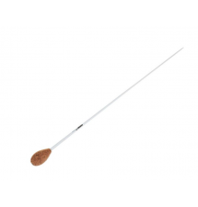 ROHEMA Baton "Seidel" дирижёрская палочка, 40 см, бук с белым лаком, пробковая ручка 340553