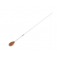 ROHEMA Baton "Seidel" дирижёрская палочка, 40 см, бук с белым лаком, пробковая ручка 340553