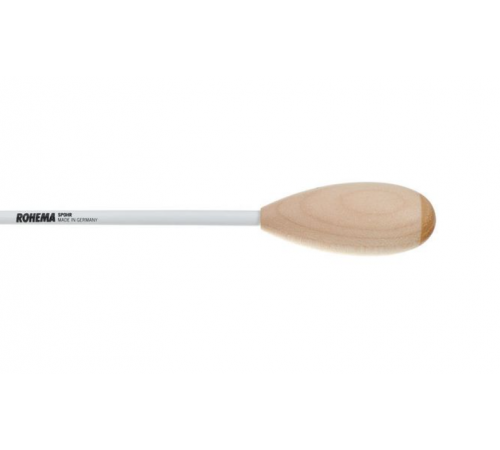 ROHEMA Baton "Spohr"  61509 Дирижёрская палочка, 36,5 см, белое лакированное дерево, клён с инкрустацией из акации 401260 