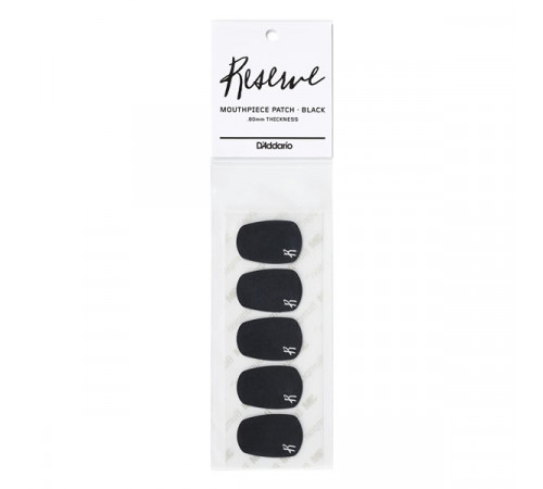 D'Addario RMP01B Reserve Наклейки на мундштук, черная, 0.80 мм. 