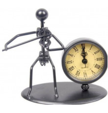 "GEWA Sculpture Clock Violin Сувенирные часы Скрипач"