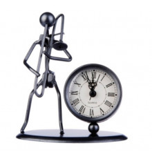 "GEWA Sculpture Clock Trombone Сувенирные часы Тромбонист"