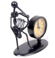 "GEWA Sculpture Clock French Horn Сувенирные часы Валторнист"