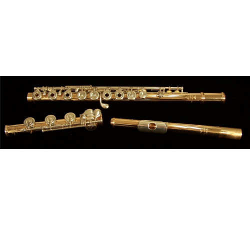 "Powell AMT/AG 14K Gold Handmade Флейта С"