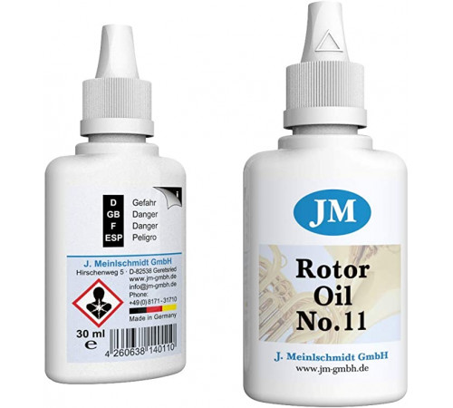 J.Meinlschmidt JM011-RO Rotor Oil lubricant 11 Синтетическая смазка для роторного механизма медных духовых инструментов , 30 мл
