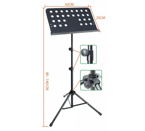 Lux Sound MUS023 Пюпитр оркестровый перфорированный