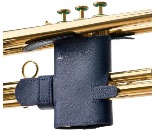 Protec Trumpet 6-Point Vegan Leather Valve Guard (NAVY BLUE) VL226SPNB  Защитная накладка на помпы трубы с 6-ти точечной защитой, искусственная кожа, тёмно-синий