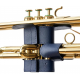 Protec Trumpet 6-Point Vegan Leather Valve Guard (NAVY BLUE) VL226SPNB  Защитная накладка на помпы трубы с 6-ти точечной защитой, искусственная кожа, тёмно-синий