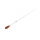 ROHEMA Baton "Smetana" дирижёрская палочка 37 см, белое стекловолокно, деревянная ручка