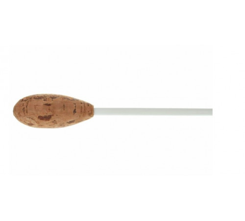 GEWA BATON 912516 дирижёрская палочка 38 см, белое стекловолокно, пробковая ручка