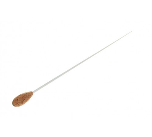 GEWA BATON 912516 дирижёрская палочка 38 см, белое стекловолокно, пробковая ручка