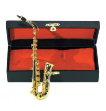 GEWA Miniature Instrument Alt-Saxophone сувенир альт-саксофон, латунь, 15 см, с футляром