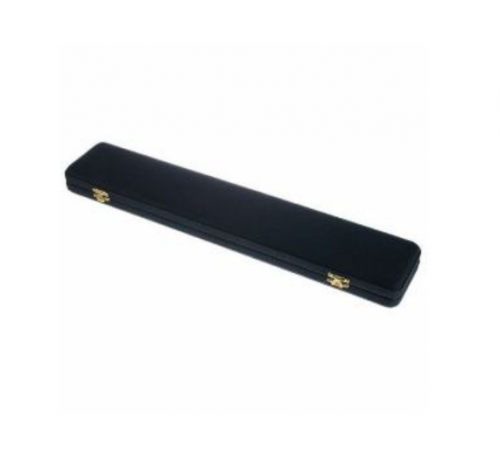 TAKT Hard Case for 4 Batons Cotton 447630 Кейс для 4 дирижёрских палочек до 38 см, чёрная хлопковая ткань, красный бархат