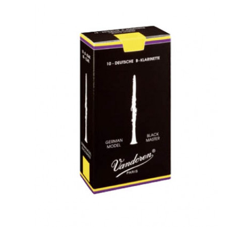 "Vandoren CR-1825 (№ 2-1/2) Трости для кларнета с немецкой системой Bb, серия BLACK MASTER"