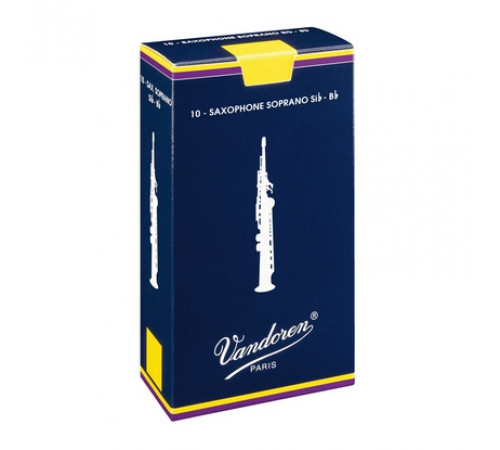"Vandoren SR-2015 (№ 1-1/2) Трости для сопрано саксофона, серия Traditional"