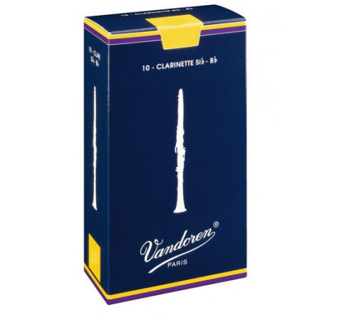 "Vandoren CR-104 (№ 4) Трости для кларнета Bb, серия Traditional"