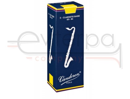 "Vandoren CR-1225 (№ 2-1/2) Трости для бас кларнета, серия Traditional"
