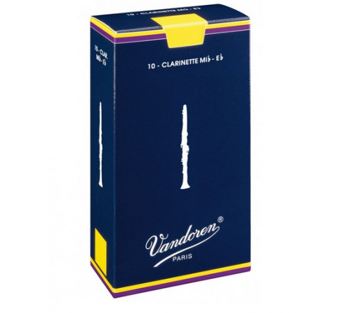 "Vandoren CR-1135 (№ 3-1/2) Трости для кларнета Eb, серия Traditional"